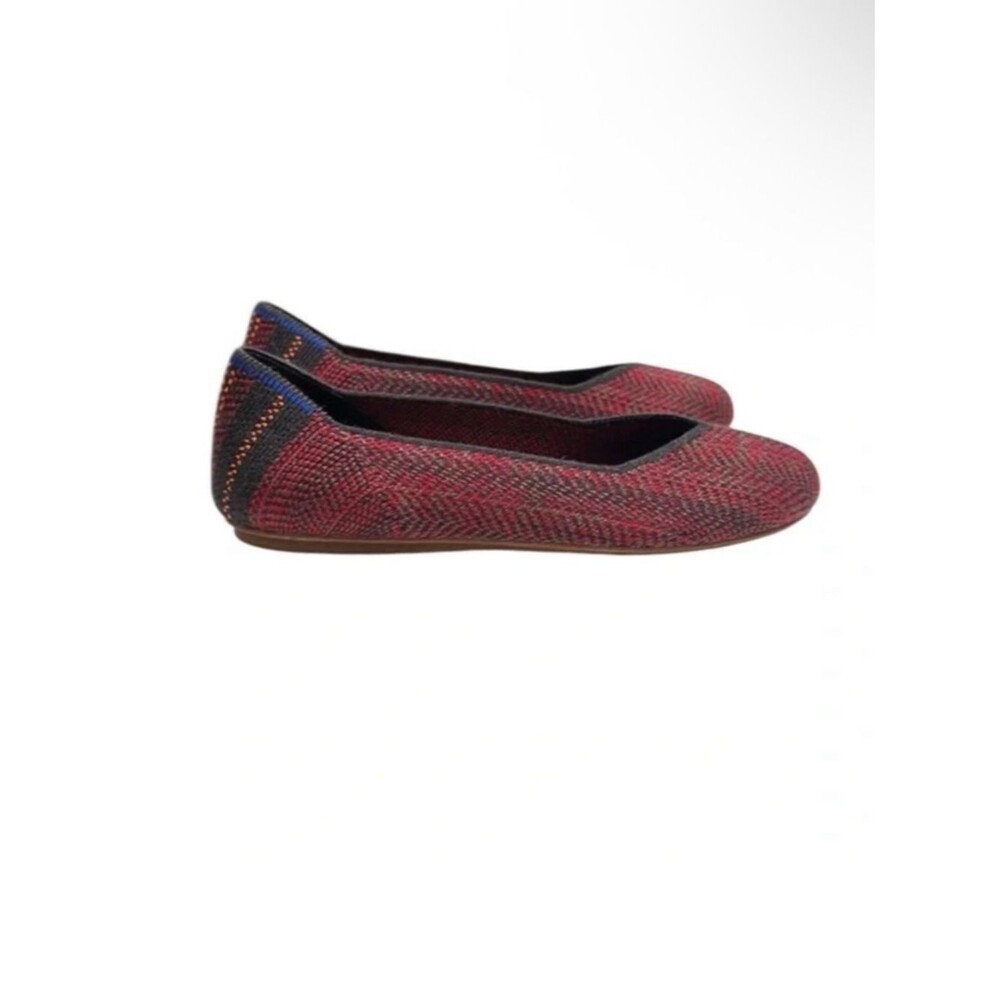 Rothy's Bordeaux Merino Wool Blend Flats Size 5.5